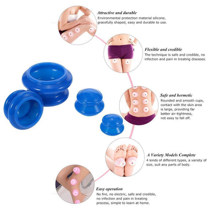 Silicone vacuum cupping cupper